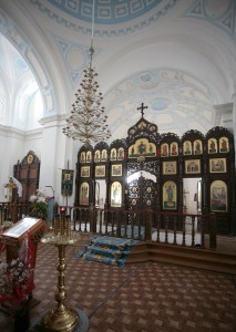 Внутреннее убранство храма в честь Рождества Пресвятой Богородицы г.Рославля